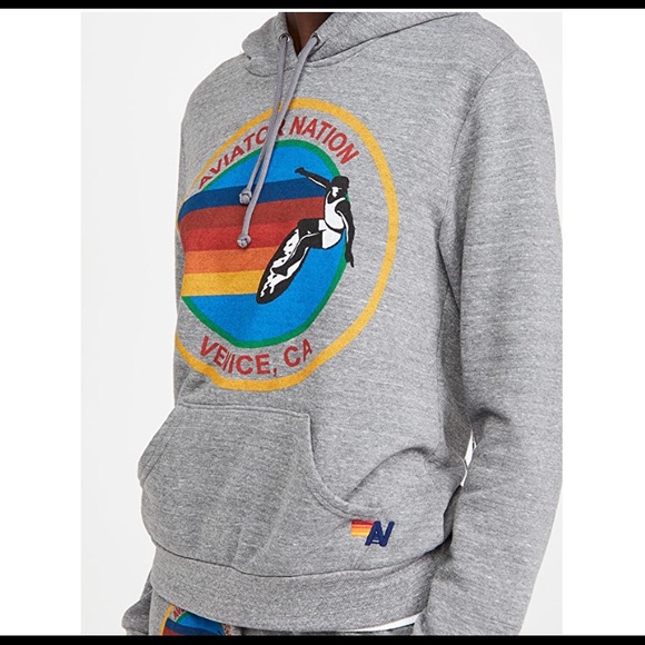 AVIATOR NATION HOODIE EUC SMALL - Picture 3 of 5